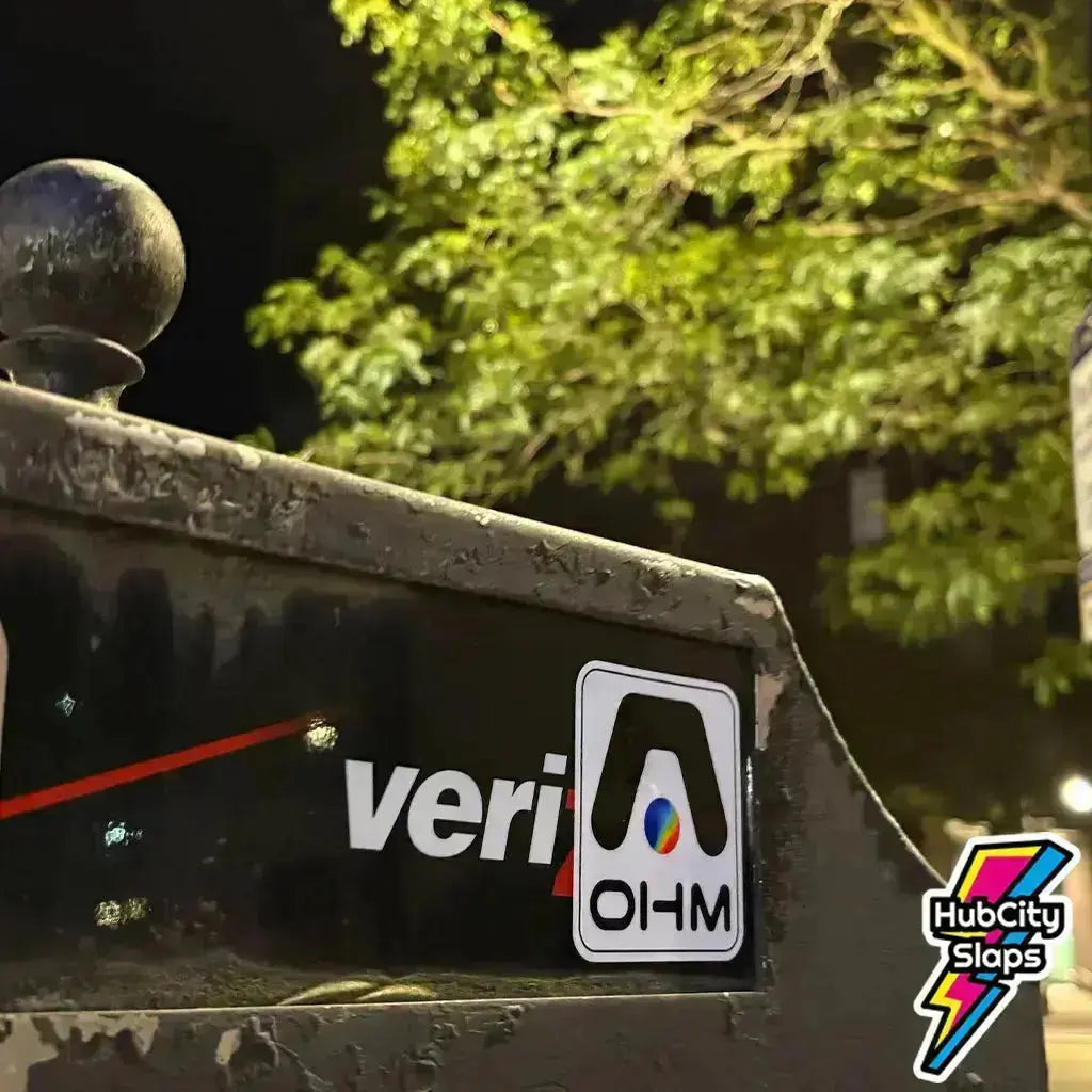 Custom Rectangle Stickers HubCity Slaps