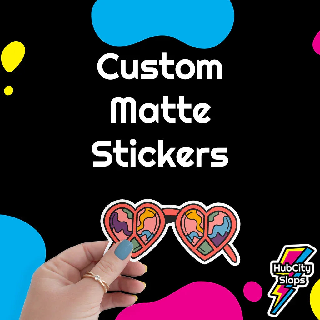 Custom Matte Stickers
