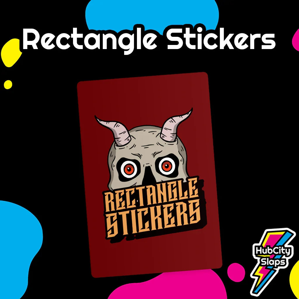 Custom Rectangle Stickers