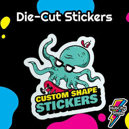 Custom Die-Cut Stickers HubCity Slaps