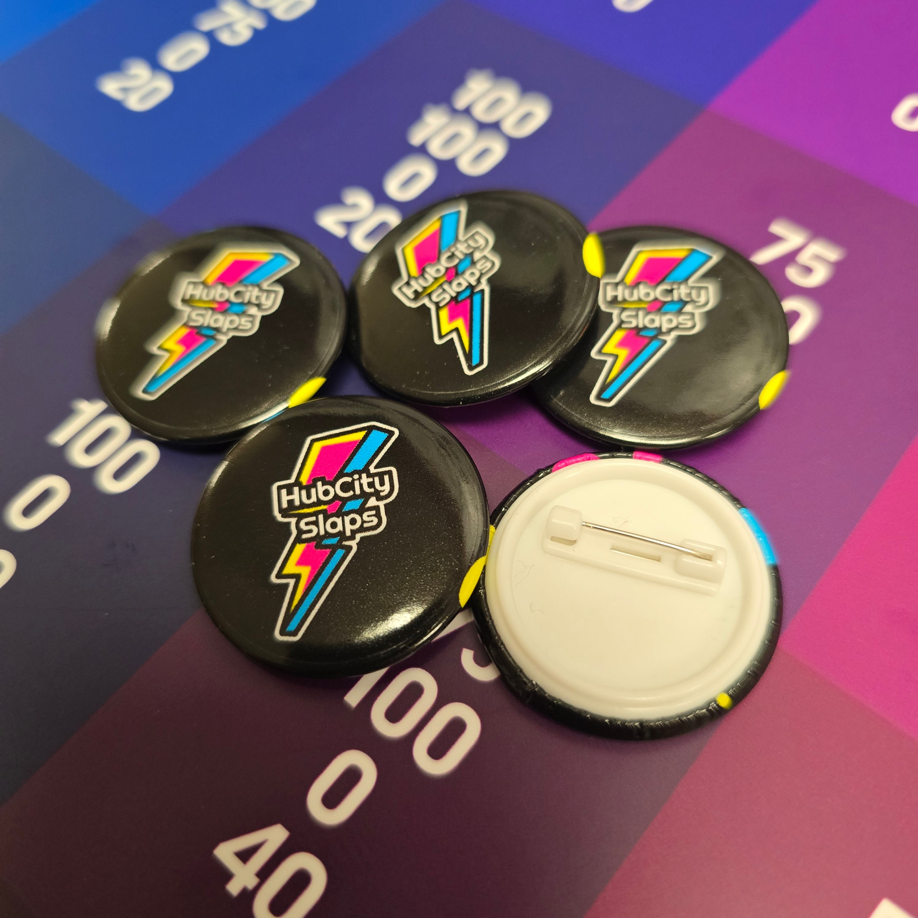 HubCity Slaps – Custom Buttons for Events, Brands & More